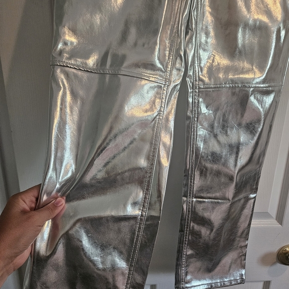 GAP Silver Straight Leg Pants - Picture 3 of 8